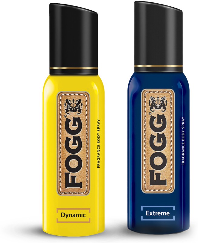 Fogg Fantastic Extreme & Dynamic No Gas Body Spray  –  For Men(300 Ml, Pack Of 2)