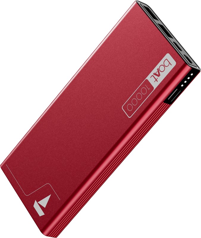 Boat 10000 Mah 22.5 W Power Bank(Martian Red, Lithium Polymer, Quick Charge 3.0 For Mobile)