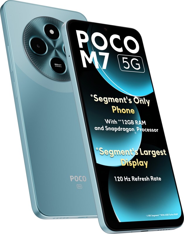 Poco M7 5G (Ocean Blue, 128 Gb)(8 Gb Ram)