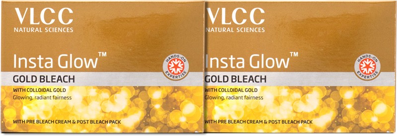 Vlcc Insta Glow Gold Bleach (Pack Of 2)(120 G)