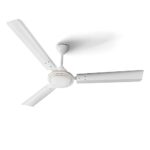 Longway Nexa P1 1200 Mm/48 Inch Ultra High Speed 3 Blade Anti-Dust Decorative Star Rated Ceiling Fan 2 Year Warranty (White, Pack Of 1)
