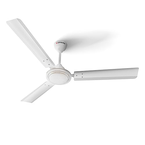 Longway Nexa P1 1200 Mm/48 Inch Ultra High Speed 3 Blade Anti-Dust Decorative Star Rated Ceiling Fan 2 Year Warranty (White, Pack Of 1)