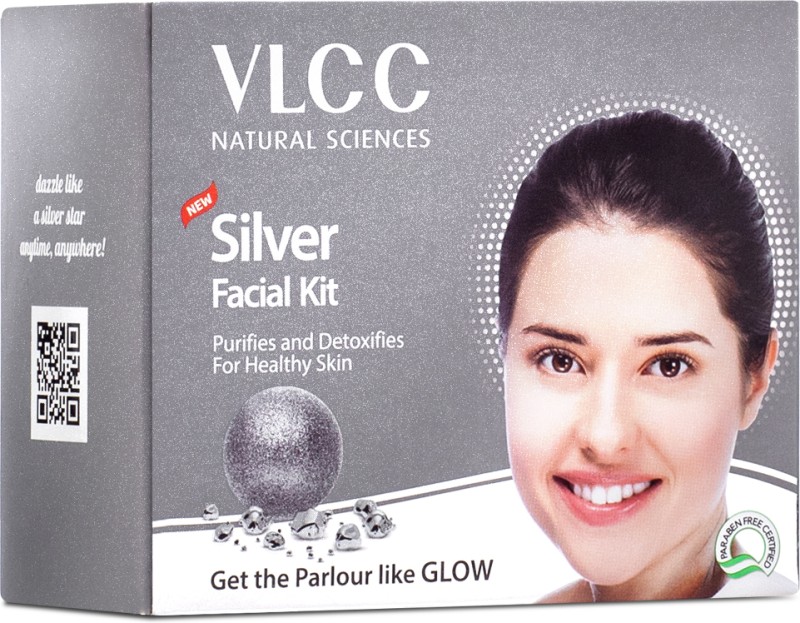Vlcc Silver Facial Kit – 60 G – For Skin Purifying Facial With Silver(60 Ml)
