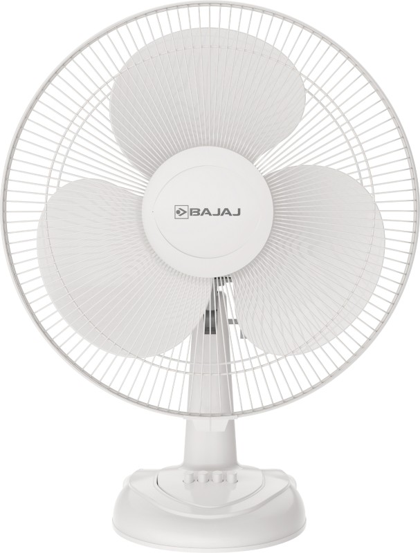 Bajaj Crest Neo 400 Mm 3 Blade Table Fan(White | Pack Of 1)