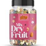 Royal Foodery Mix Dry Fruit | Panchmeva | 1Kg | Jar Almonds, Cashews, Dates, Raisins, Wet Dates, Walnuts, Amla, Wet Dates(1000 G)