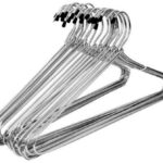 Funtastik Steel Shirt Pack Of 12 Hangers For  Shirt(Silver)