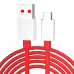 Sounce 2 Meter 80W Charging Cable Usb To Type C Warp Charger Supervooc/Dash Fast Charge Cable For Oneplus 11,11R,10 Pro,10R,10T,9Rt,9R,8R,8T Charge Cable For 6/6T/7/7T,Nord,Ce2 Lite 5G,Ce 3 5G, Red