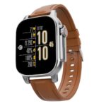 Vibez By Lifelong Premium Luxury New Launch Smart Watch For Men – 60 Day Battery 950Mah – 2.02 Ultra Hd Display & 900 Nits Men’S Smartwatch – Stainless Steel Dial & Bt Calling (Pacific,Brown)