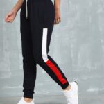 M7 By Metronaut Colorblock Women Blue Track Pants