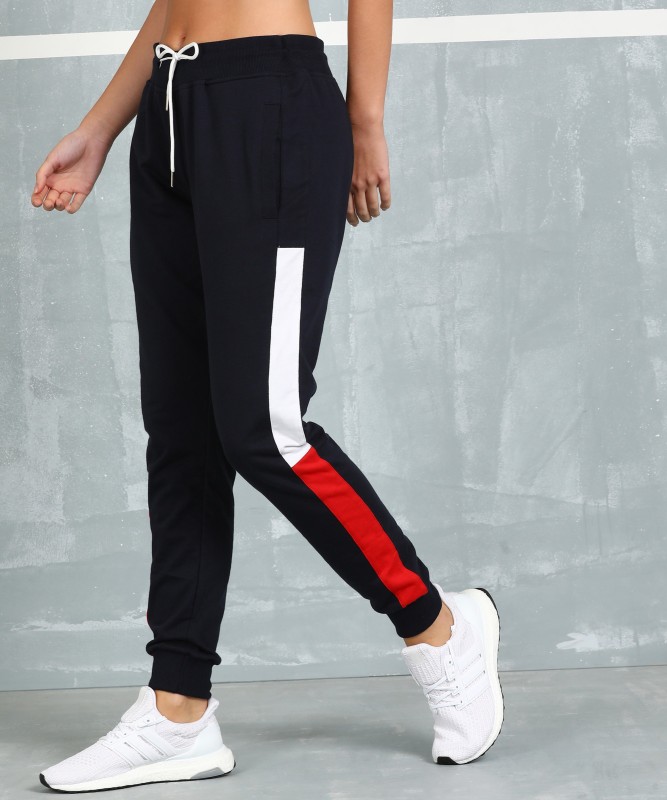 M7 By Metronaut Colorblock Women Blue Track Pants