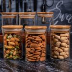 T R Creation Glass Utility Container – 320 Ml(Pack Of 6, Clear)