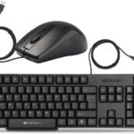 Zebronics K20 Keyboard And Alex Wired Optical Mouse Combo Set