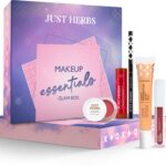 Just Herbs Makeup Glam Kit With Lip Balm, Foundation, Liquid Lipstick, Cheek Tint & Kajal