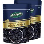 Happilo Premium Afghani Seedless Black Raisins(2 X 250 G)