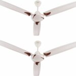 Candes Lynx 3 Star 1200 Mm 3 Blade Ceiling Fan(Anti Dust | Ivory | Pack Of 2)