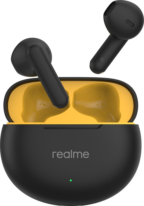 Realme Buds T01 With 13Mm Driver, Ai Enc For Calls, Bt 5.4 And Upto 28 Hours Playback Bluetooth(Black, True Wireless)