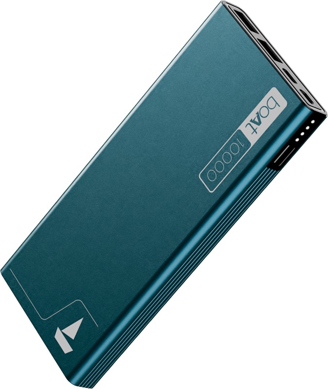 Boat 10000 Mah 22.5 W Power Bank(Steel Blue, Lithium Polymer, Quick Charge 3.0 For Mobile)