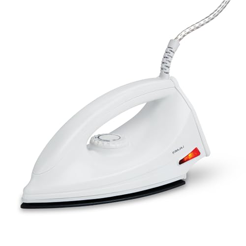 Bajaj Dx-6 1000W Dry Iron With Advance Soleplate And Anti-Bacterial German Coating Technology 【White】