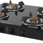 Faber Savoy 4Bb Ss Glass Manual Gas Stove(4 Burners)