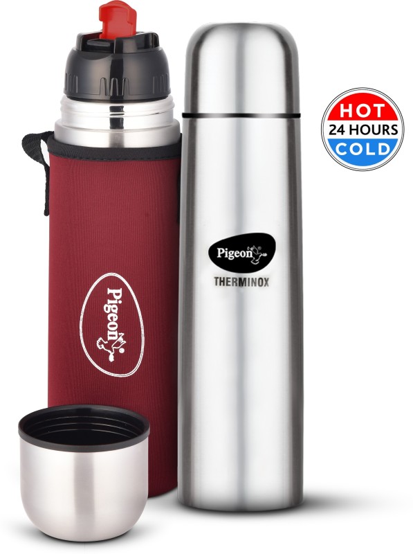 Pigeon Bullet Therminox 1000 Ml Flask(Pack Of 1, Silver, Steel)