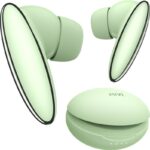 Mivi Duopods K6 Tws,Rich Bass,50H Playtime,Ai Enc,Low Latency,Type C,5.3 Bluetooth(Green, True Wireless)