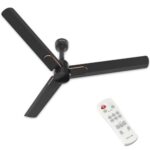 Polycab Wizzy Neo Dlx 1200Mm 5-Star Bldc,Remote Ceiling Fan For Home| Free Installation| 55% Energy Saving, High Air Delivery, 7 Speed Setting, Reversible & Timer| 3-Yr Warranty【Galaxy Black】