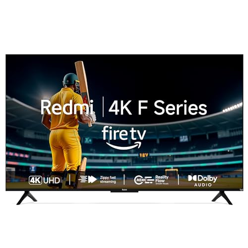 Redmi Xiaomi 138 Cm (55 Inch) F Series Uhd 4K Smart Led Fire Tv L55Ma-Fvin (Black)