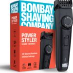 Bombay Shaving Company Flash Charging Men Beard Trimmer 120 Min  Runtime 38 Length Settings(Black)