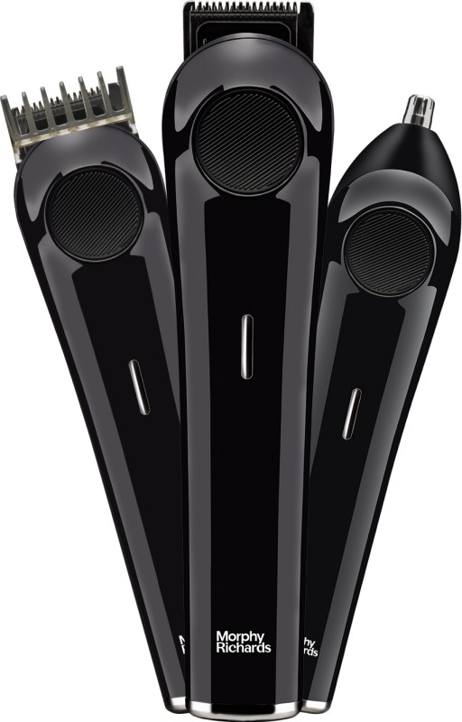 Morphy Richards Kingsman Elite 3 In 1 Trimmer 90 Min Runtime 11 Length Settings(Black)