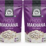 Wonderland Foods Phool Makhana Healthy Snacks | Rich Calcium Phool Makhana(200 G, Pack Of 2)