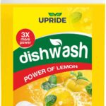 Upride Lemon Dish Wash Gel For Cleansing Stains, Oil, Grease And Bacteria Dish Cleaning Gel(Lemon, 5 L)