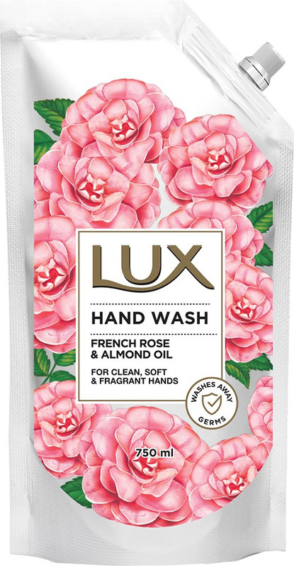 Lux Handwash With French Rose & Almond Oil Refill Pouch Hand Wash Refill Pouch(675 Ml)