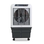 Rr Signature Zello Hc 90 Ltr | Desert Air Cooler With High Air Delivery | Honeycomb Pads | 4-Way Air Deflection | Vertical Auto Swing | Castor Wheels | Inverter Compatibility | 1 Year Warranty By Rr