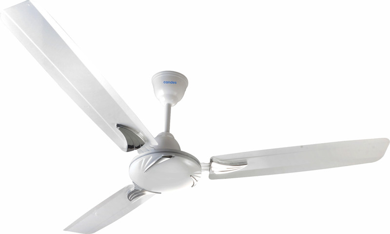 Candes Lynx 3 Star 1200 Mm 3 Blade Ceiling Fan(Anti Dust | Silver White | Pack Of 1)