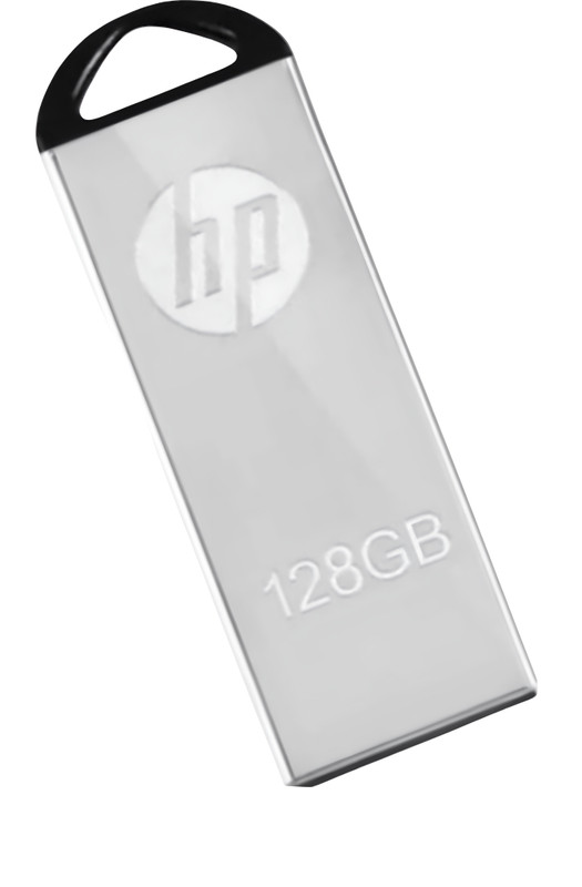 Hp V220 Srp 128 Gb Pen Drive Compatible With Laptop Usb 2.0 Metal Case(Silver)