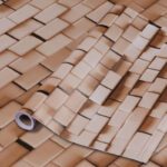 Laayo Abstract Brown Wallpaper(500 Cm X 45 Cm)