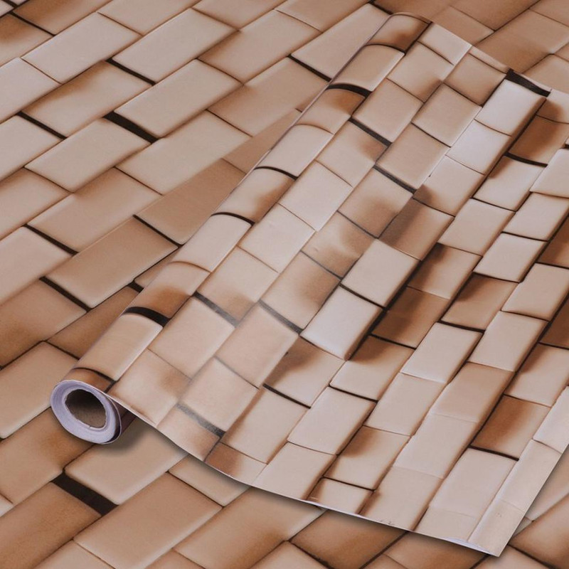 Laayo Abstract Brown Wallpaper(500 Cm X 45 Cm)