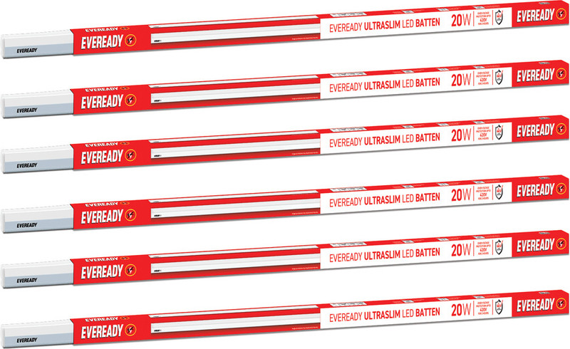 Eveready Ultraslim 20 W 110 Cm Tube Light(Pack Of 6)