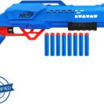 Nerf Alpha Strike Big Cat Db-2 Blaster, Fires 2 Darts In A Row, Incl. 8 Darts, For 8+ Guns & Darts(Multicolor)