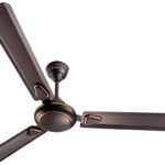 Longway Kiger P1 1200 Mm/48 Inch Ultra High Speed 3 Blade Anti-Dust Decorative Star Rated Ceiling Fan (Smoked Brown, Pack Of 1)