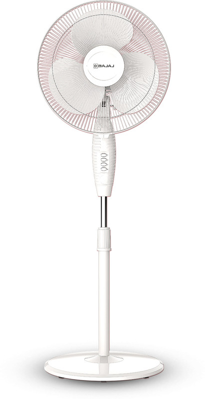 Bajaj Crest Neo 400 Mm 3 Blade Pedestal Fan(White | Pack Of 1)