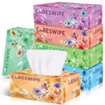 Careswipe Car Tissue Box 600 Pulls 1200 Sheets | Face Tissue Paper | Travel Tissue Napkin | Home & Commercial Use