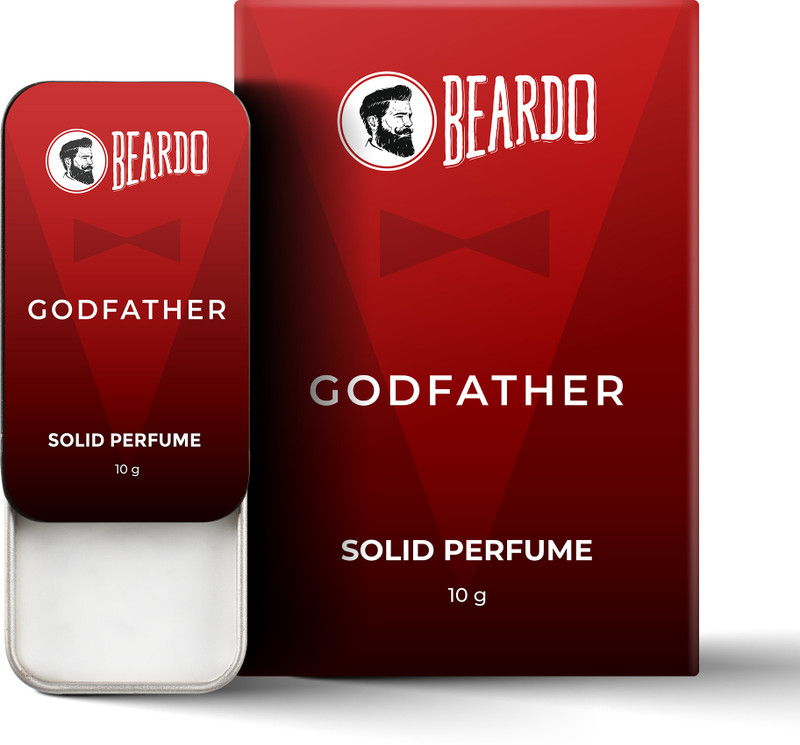 Beardo Godfather Solid Wax Perfume | Easy To Use | Finest Wax Perfume  –  10 Ml(For Men)