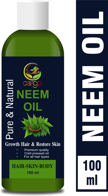 Cargo Pure Organic Neem Oil (Cold Pressed) For Hair & Skin Hair Oil(100 Ml)