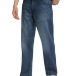 London Hills Men Regular Fit Blue Baggy Mid Rise Jeans, 32