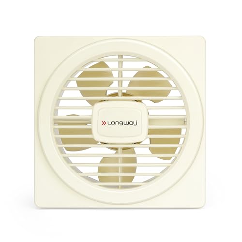 Longway Gusto 6 Inch 150 Mm Ventilation Exhaust Fan | High Speed Powerful Motor | Suitable For Bathroom, Kitchen, Office (White)
