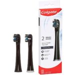 Colgate Pro-Clinical 150 Charcoal Battery Powered Toothbrush Refills – 2 Pieces