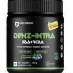 Denzour Nutrition Denz- Intra Workout Powder Energy Infusion Formula With 3300Mg Bcaa, 6600Mg Eaa Bcaa(100 G, Blueberry)