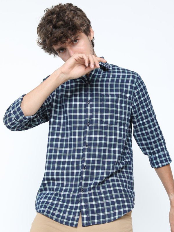 Ketch Men Checkered Casual Multicolor Shirt