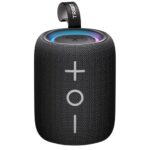 Tribit Stormbox Mini 12W 5.4 Bluetooth Wireless Speaker,360°Surround Sound,Built-In Xbass,Led Lights,12H Playtime,Ipx7 Waterproof,Tws Pairing,Type-C,Portable For Home/Outdoor/Travel Black